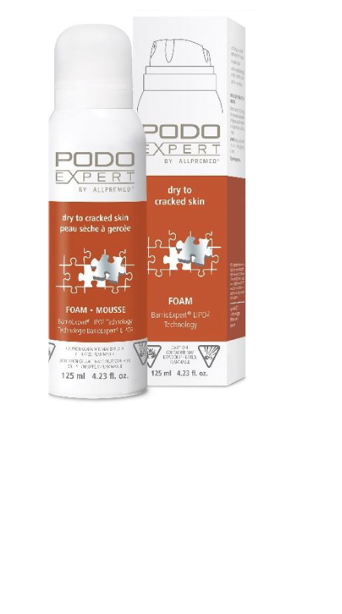 Podoexpert by Allpremed® dry to cracked skin foam 125ml